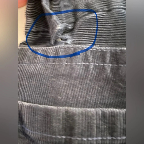 J Crew Favorite Fit Corduroy Pants Dark Blue Size 6 Short - Picture 10 of 11